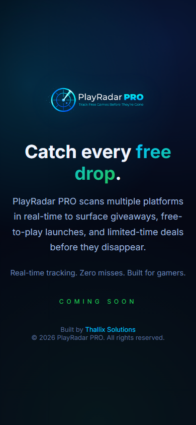 PlayRadar PRO - Multi-Source Free Games Aggregator phone preview