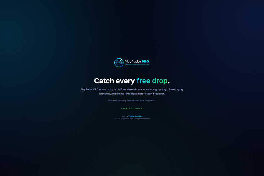 PlayRadar PRO - Multi-Source Free Games Aggregator tablet preview
